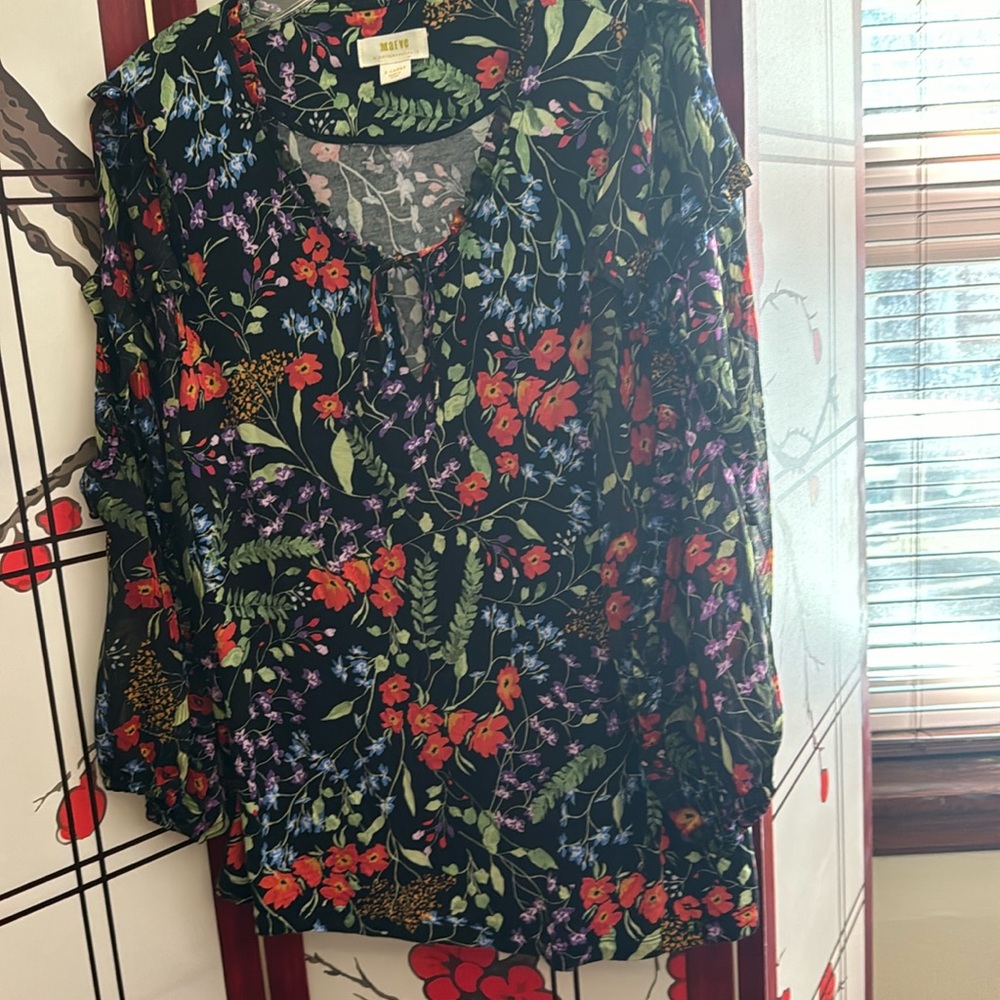 Jersey Maeve print anthropology top